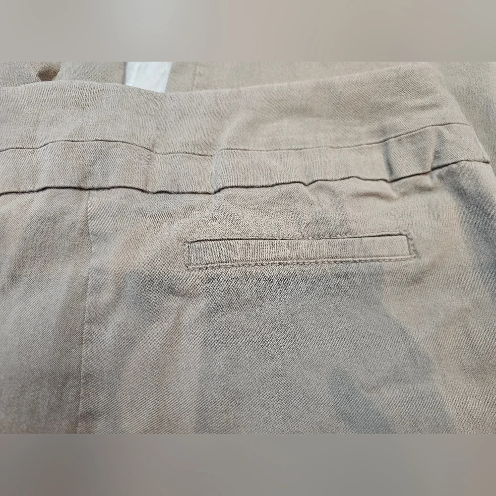 Zac & Rachel Taupe Stretch Trousers Women’s Size 10 | Business Casual Pants
